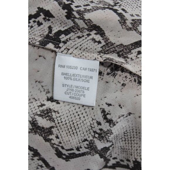 Babaton Joie Women's Silk Blouses Purple Beige Size XXS XS Lot 2 - Picture 6 of 6